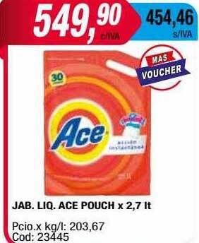Maxiconsumo Jab. Liq. Ace Pouch oferta