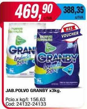 Maxiconsumo Jab.polvo Granby oferta