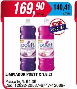 Maxiconsumo Limpiador Poett oferta
