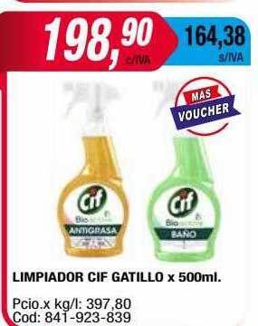 Maxiconsumo Limpiador Cif Gatillo oferta
