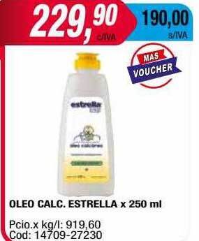 Maxiconsumo Oleo Calc. Estrella oferta