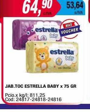 Maxiconsumo Jab. Toc Estrella Baby oferta