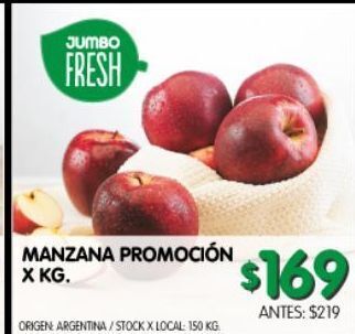 Jumbo Manzana promoción kg oferta