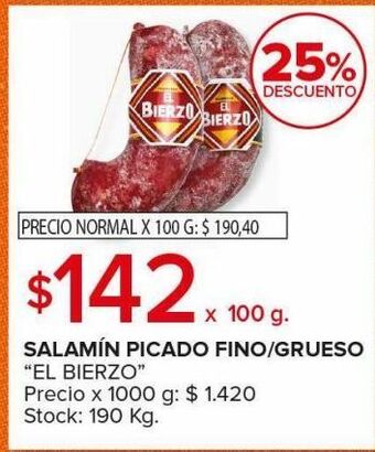 Carrefour Maxi Salamín picado fino / grueso 100g oferta