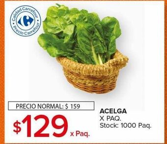 Carrefour Maxi Acelga x pte oferta
