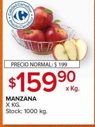 Carrefour Maxi Manzana x kg oferta