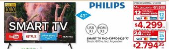 Carrefour Maxi Smart tv philips oferta