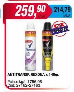 Maxiconsumo Antitransp. Rexona oferta