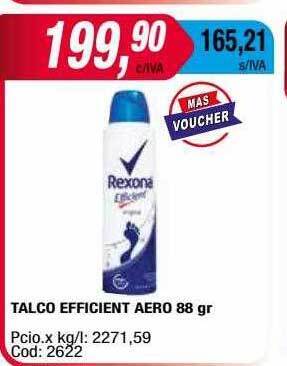 Maxiconsumo Talco Efficient Aero oferta
