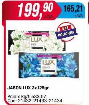 Maxiconsumo Jabon Lux oferta