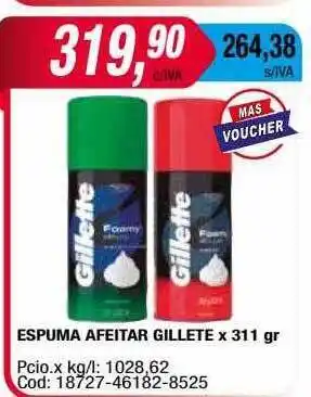 Espuma Afeitar Gillette