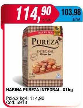 Maxiconsumo Harina Pureza Integral oferta