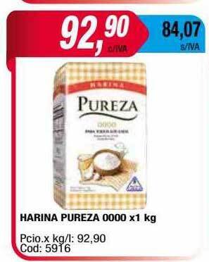 Maxiconsumo Harina Pureza 0000 oferta