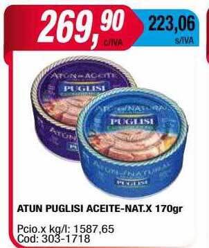Maxiconsumo Atun Puglisi Aceite-nat. oferta