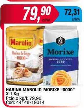 Maxiconsumo Harina Marolio-morixe oferta