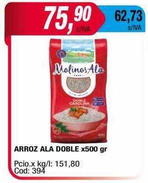 Maxiconsumo Arroz Ala Doble oferta