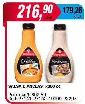 Maxiconsumo Salsa D.anclas oferta