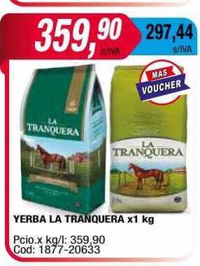 Maxiconsumo Yerba La Tranquera oferta