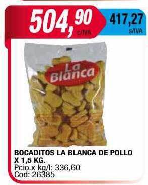 Maxiconsumo Bocaditos La Blanca De Pollo oferta