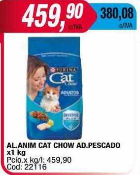 Maxiconsumo Al.anim Cat Chow Ad.pescado oferta
