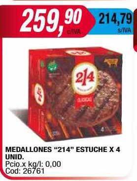 Maxiconsumo Medallones oferta