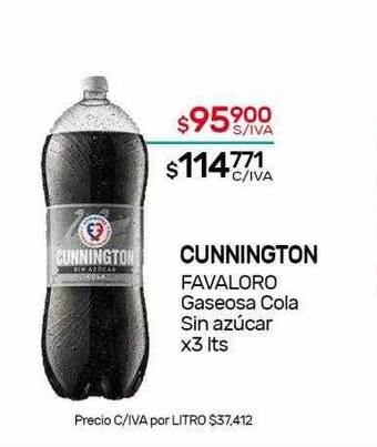 Nini Mayorista Cunnington Favaloro Gaseosa Cola Sin Azúcar oferta