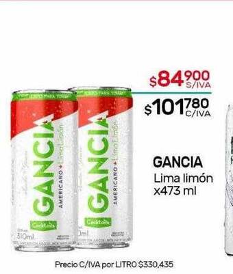 Nini Mayorista Gancia Lima Limón oferta