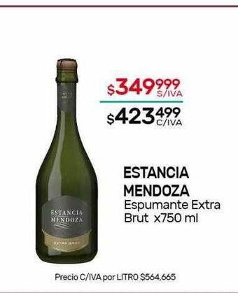 Nini Mayorista Estancia Mendoza Espumante Extra Brut oferta