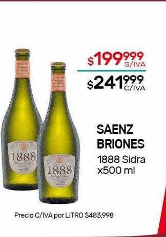 Nini Mayorista Saenz Briones 1888 Sidra oferta