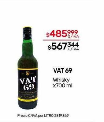 Nini Mayorista Vat 69 Whisky oferta