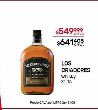 Nini Mayorista Los Criadores Whisky oferta