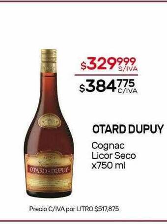 Nini Mayorista Otard Dupuy Cognac Licor Seco oferta