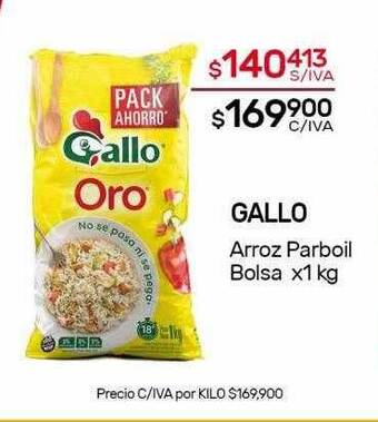 Nini Mayorista Gallo Arroz Parboil Bolsa oferta