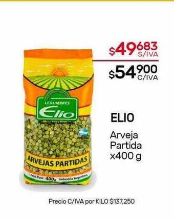 Nini Mayorista Elio Arveja Partida oferta