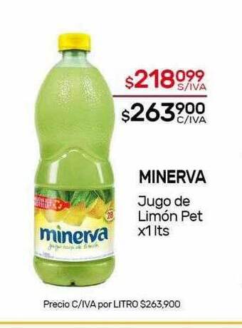 Nini Mayorista Minerva Jugo De Limón Pet oferta