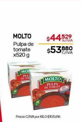 Nini Mayorista Molto Pulpa De Tomate oferta