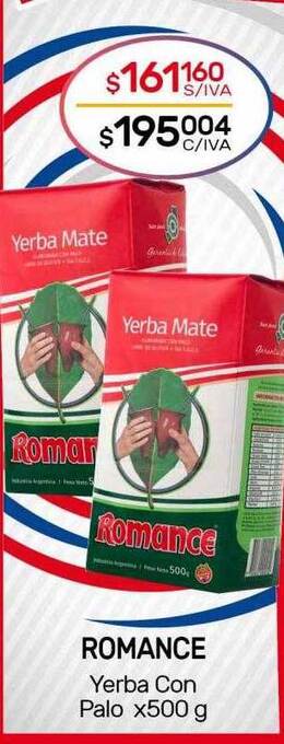 Nini Mayorista Romance Yerba Con Palo oferta