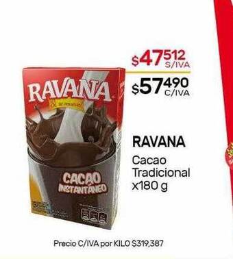 Nini Mayorista Ravana Cacao Tradicional oferta