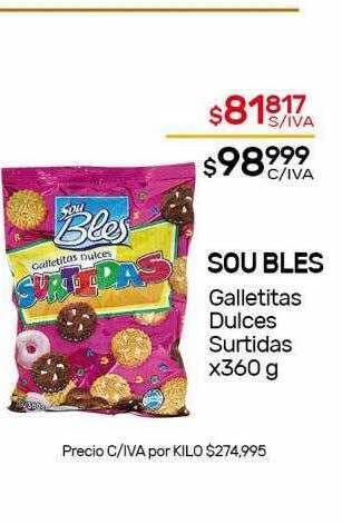 Nini Mayorista Sou Bles Galletitas Dulces Surtidas oferta