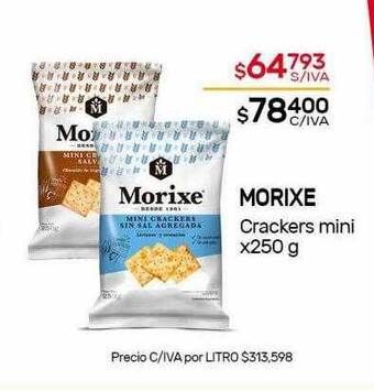 Nini Mayorista Morixe Crackers Mini oferta