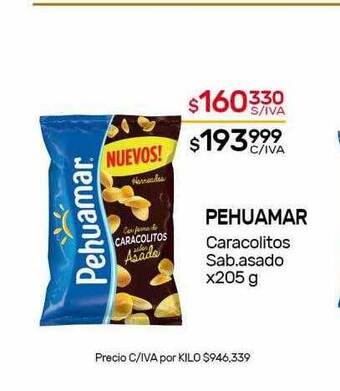 Nini Mayorista Pehuamar Caracolitos Sab.asado oferta