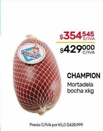 Nini Mayorista Champion Mortadela Bocha oferta