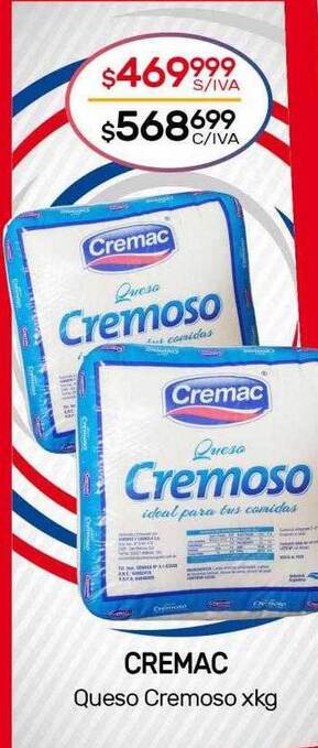 Nini Mayorista Cremac Queso Cremoso oferta