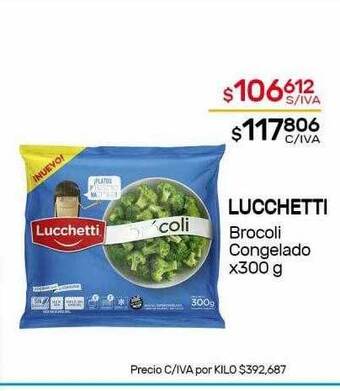 Nini Mayorista Lucchetti Brocoli Congelado oferta