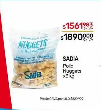 Nini Mayorista Sadia Polo Nuggets oferta