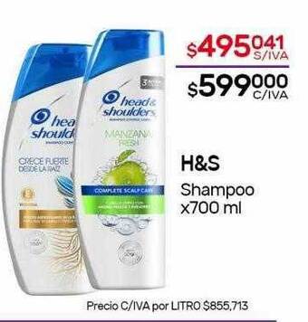 Nini Mayorista H&s Shampoo oferta