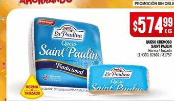 Makro Queso cremoso saint paulin oferta