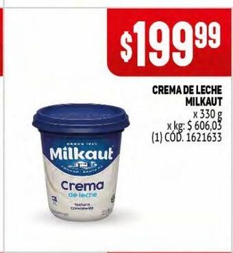 Makro Crema de leche milkaut oferta