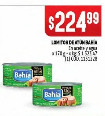 Makro Lomitos de atún bahia oferta