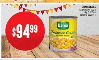 Makro Choclo bahia oferta